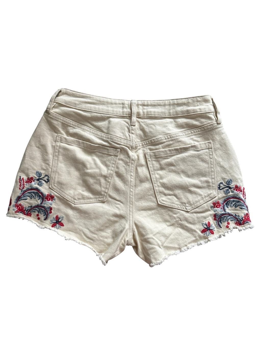 Shyanne White Embroidered Western Shorts – Size 29 Boho Festival - Picture 6 of 11
